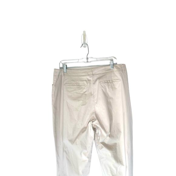 J. Jill Live in Chino Khaki Tan Casual Straight Leg Trouser‎ Pants Size 14 Tall - Picture 7 of 12